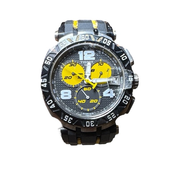 Tissot T-Race Thomas Luthi Limited Edition Chronograph Men’s Watch Black/Yellow - Picture 2 of 13